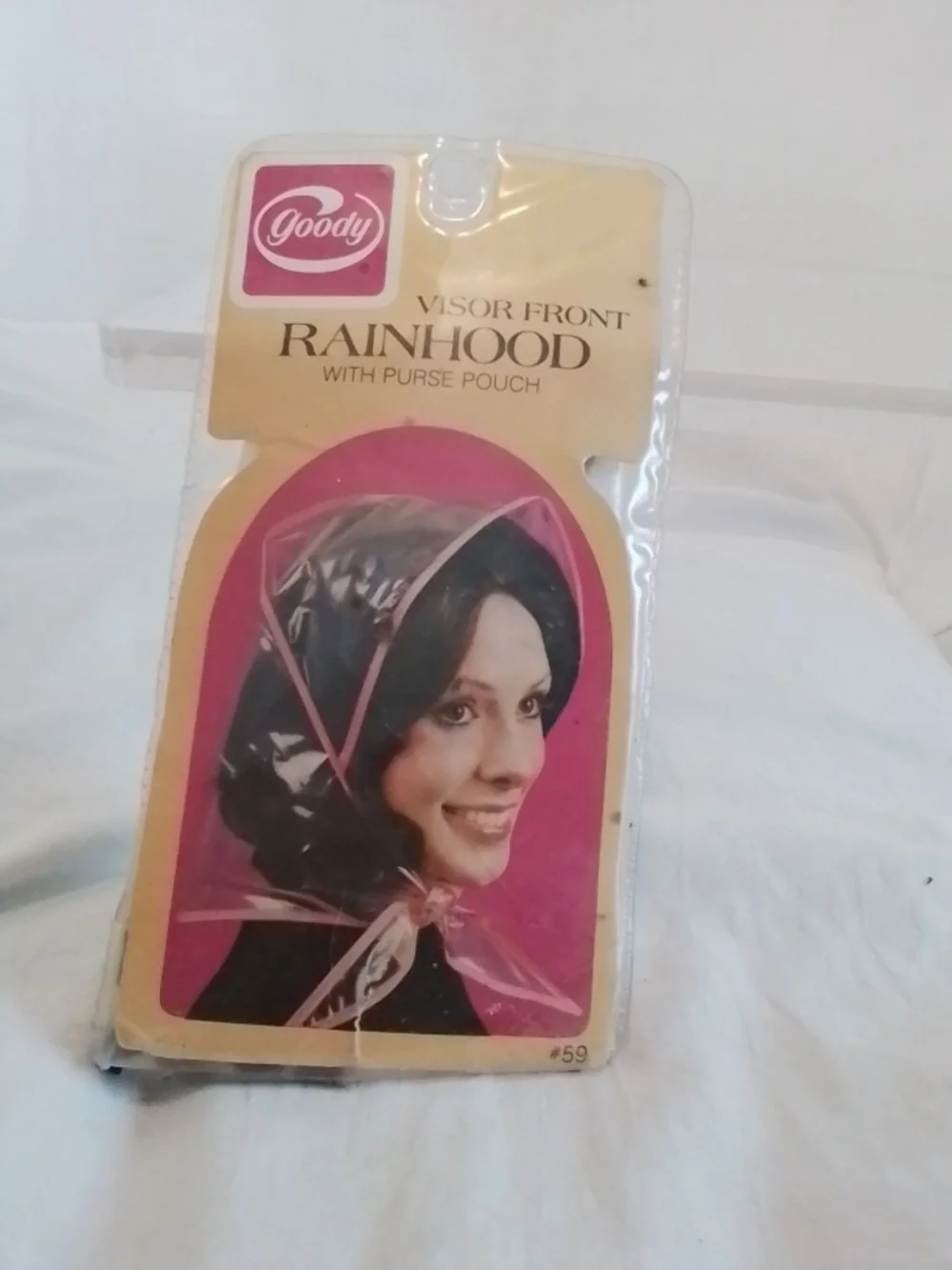 Visor Front Rainhood with Purse Pouch